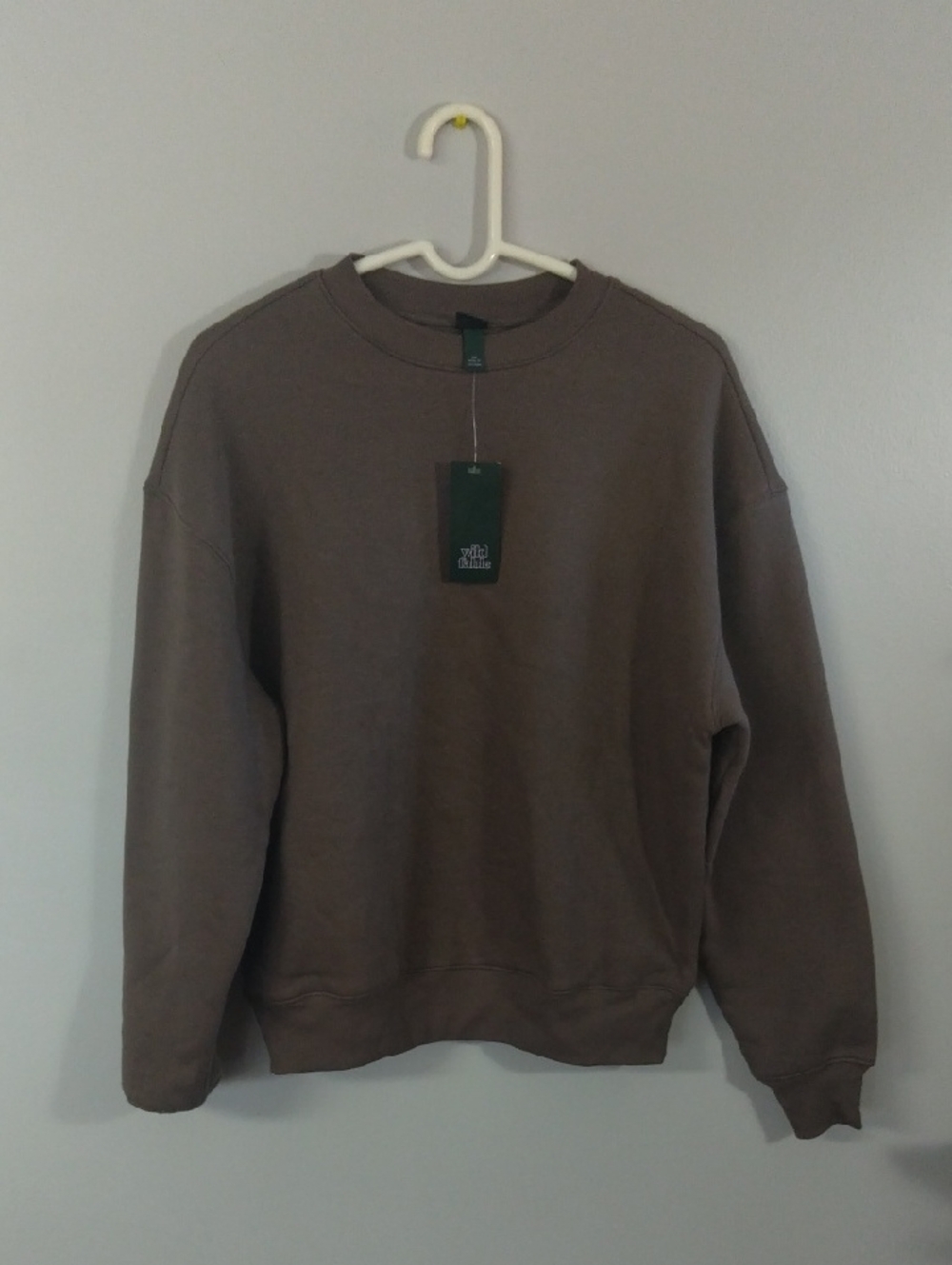 wild fable Men's Crewneck Sweatshirt - Taupe Brown
